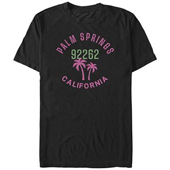Big & Tall Palm Springs 92262 California Graphic Tee