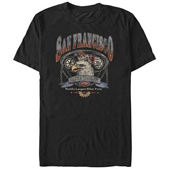Big & Tall San Francisco Bike Rally Graphic Tee
