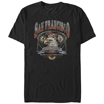 Big & Tall San Francisco Bike Rally Graphic Tee
