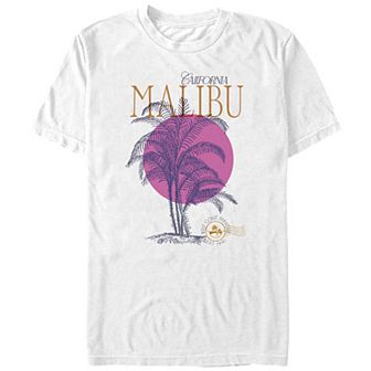 Big & Tall Malibu California Palm Tree Graphic Tee