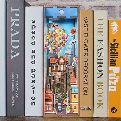 Diy 3d Book Nook Kit Travel With The Wind 143pcs