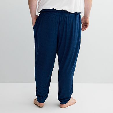 Big & Tall Sonoma Goods For Life® Supersoft Banded Bottom Drawstring Pajama Pants