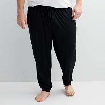 Big & Tall Sonoma Goods For Life® Supersoft Banded Bottom Drawstring Pajama Pants