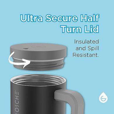 GROSCHE ASPEN 40-oz. Tumbler with Handle and Straw 2-pk.