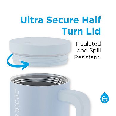 GROSCHE ASPEN 40-oz. Tumbler with Handle and Straw 2-pk.