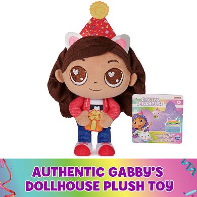 Gabby's Dollhouse Celebration Series Gabby Girl Party Plush