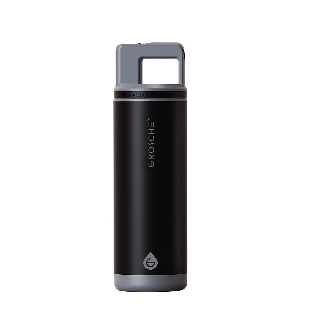 GROSCHE ALPINE Flip 'N Sip Insulated 20-oz. Leakproof Water Bottle with Straw