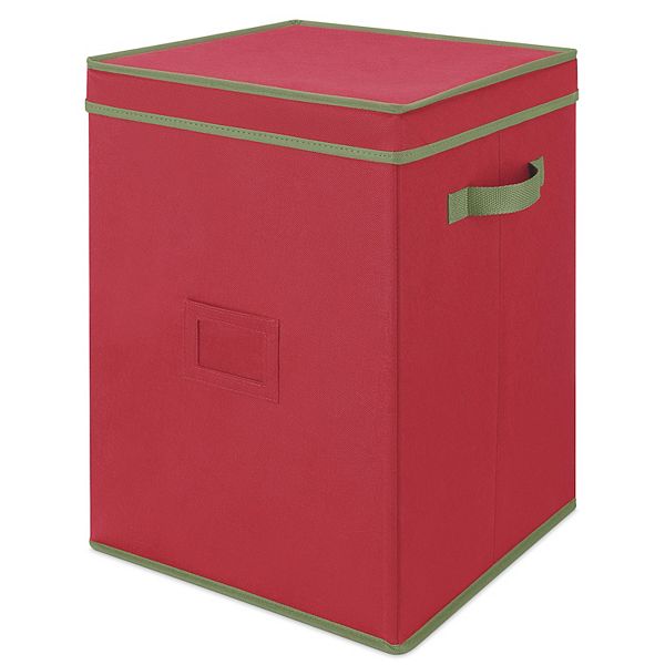 Whitmor Whitmor Holiday Figurine Storage Box - Red