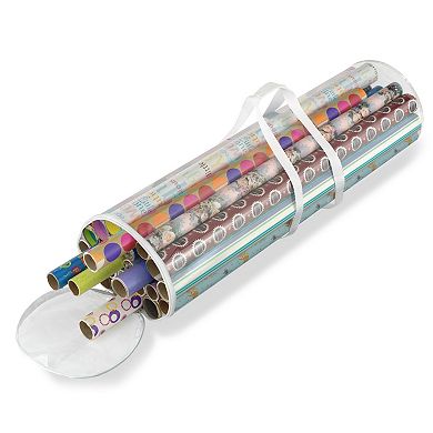 Whitmor Clear Gift Wrap Organizer Roll
