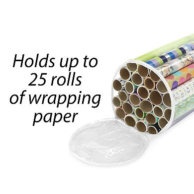 Whitmor Clear Gift Wrap Organizer Roll