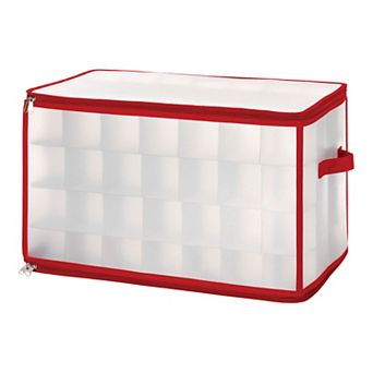 Whitmor 112 Section Christmas Ornament Zip Chest