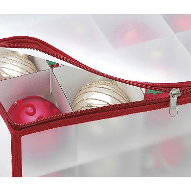 Whitmor 112 Section Christmas Ornament Zip Chest