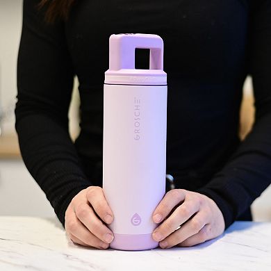 GROSCHE ALPINE Flip 'N Sip Insulated 20-oz. Leakproof Water Bottle with Straw 2-pk.
