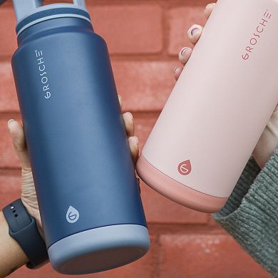 GROSCHE ALPINE Flip 'N Sip Insulated 40-oz. Leakproof Water Bottle with Straw 2-pk.