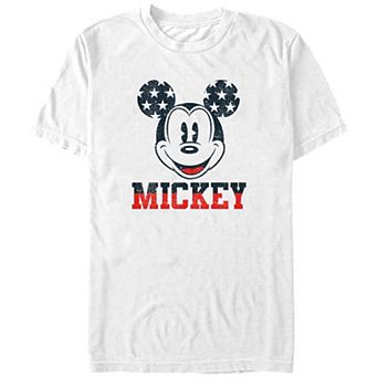 Disney's Mickey Mouse Americana Style Big & Tall Graphic Tee