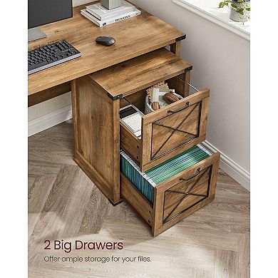 File Cabinet With 2 File Drawers