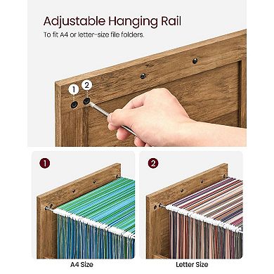 File Cabinet With 2 File Drawers