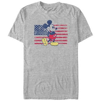 Disney's Mickey Mouse USA Flag Big & Tall Graphic Tee