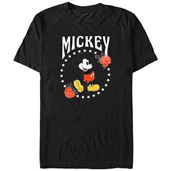 Disney's Mickey Mouse Stars And Roses Big & Tall Graphic Tee