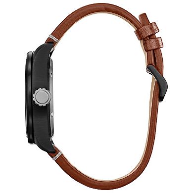 Citizen Men's Eco-Drive Star Wars Chewbacca Stainless Steel Brown Leather Strap Watch