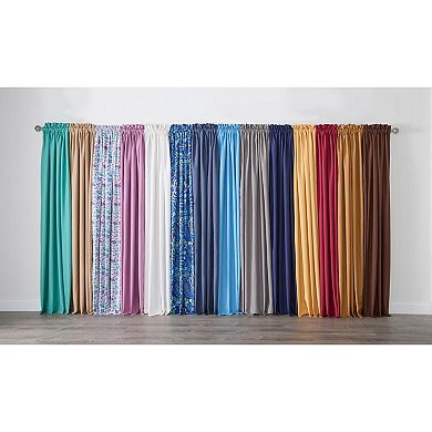 BrylaneHome BH Studio Microfiber Rod-Pocket Panel