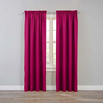 BrylaneHome BH Studio Microfiber Rod-Pocket Panel