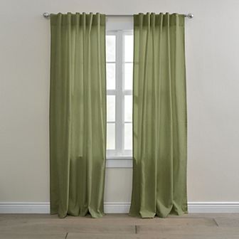 Brylanehome Poly Cotton Canvas Back-tab Panel