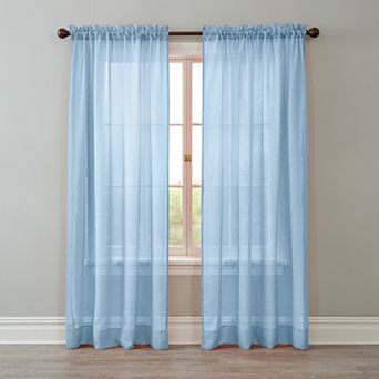 Brylanehome Bh Studio Crushed Voile Rod-pocket Panel