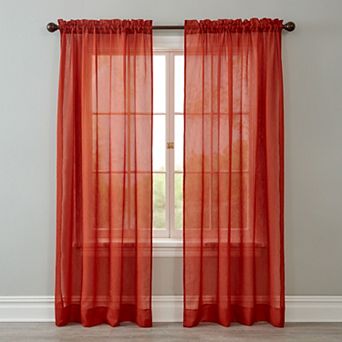 Brylanehome Bh Studio Crushed Voile Rod-pocket Panel