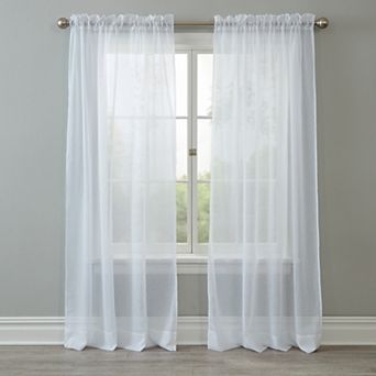 Brylanehome Bh Studio Crushed Voile Rod-pocket Panel