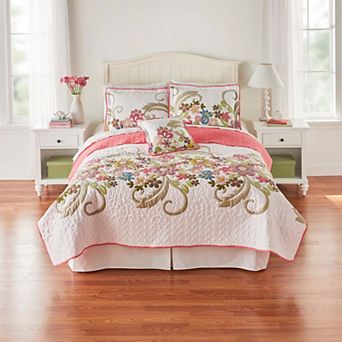 Brylanehome Jardin Floral Spring Quilt