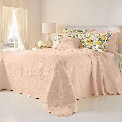 BrylaneHome 100% Cotton Florence Oversized Bedspread