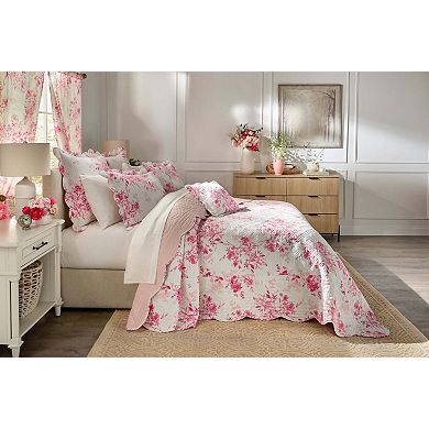BrylaneHome 100% Cotton Florence Oversized Bedspread