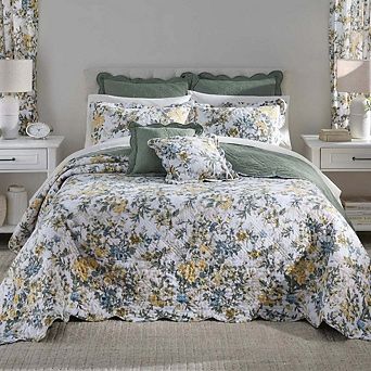 BrylaneHome 100% Cotton Florence Oversized Bedspread