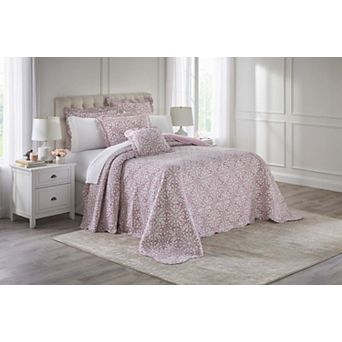 BrylaneHome 100% Cotton Florence Oversized Bedspread