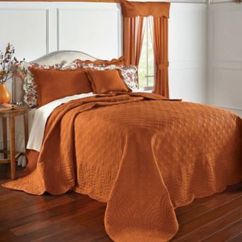 BrylaneHome 100% Cotton Florence Oversized Bedspread