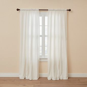 Brylanehome Poly Cotton Canvas Rod-pocket Panel