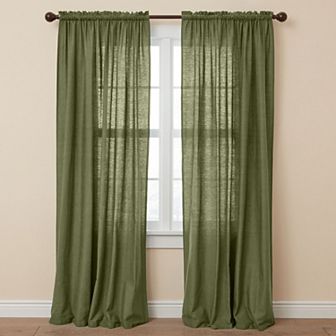 Brylanehome Poly Cotton Canvas Rod-pocket Panel