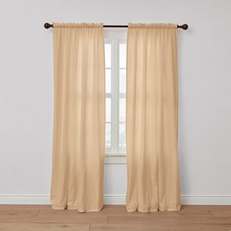 Brylanehome Poly Cotton Canvas Rod-pocket Panel