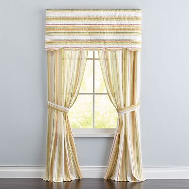 BrylaneHome Florence Panel Set With Tiebacks