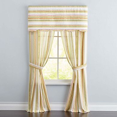 BrylaneHome Florence Panel Set With Tiebacks