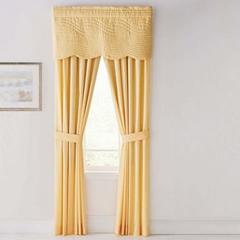 BrylaneHome Florence Panel Set With Tiebacks