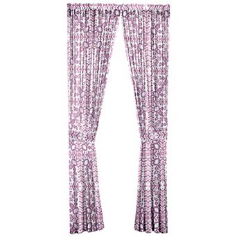 BrylaneHome Florence Panel Set With Tiebacks