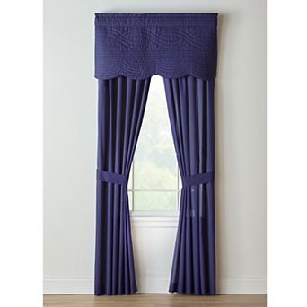 BrylaneHome Florence Panel Set With Tiebacks