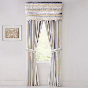 BrylaneHome Florence Panel Set With Tiebacks