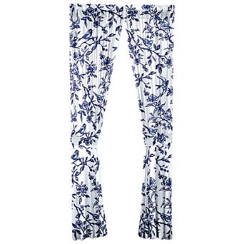 BrylaneHome Florence Panel Set With Tiebacks