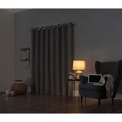 Brylanehome Kline Tweed Thermal 100% Blackout Grommet Panel