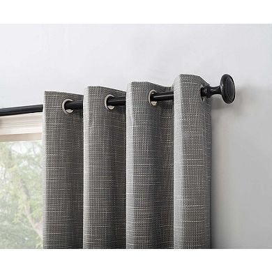 Brylanehome Kline Tweed Thermal 100% Blackout Grommet Panel