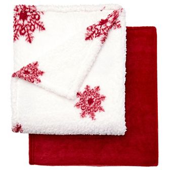 Brylanehome Fleece Blanket + Free Throw