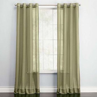 Brylanehome Bh Studio Sheer Voile Grommet Panel